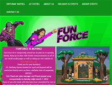 Tablet Screenshot of funforcenj.com